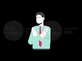 Annoyed younger worker crossed arms no line 2D character animation