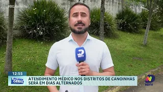 Distritos de Canoinhas terão atendimento médico em dias alternados nas próximas semanas