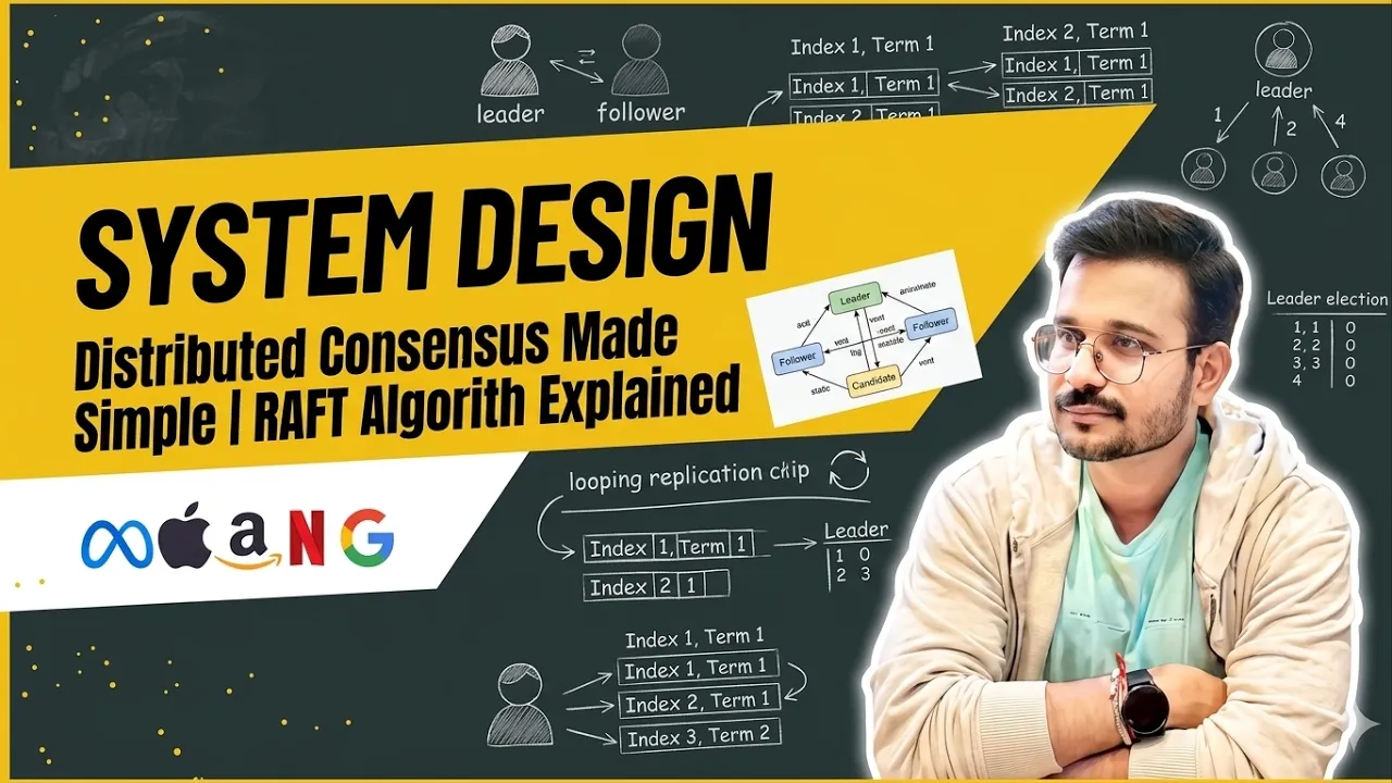 RAFT Algorithm Explained | Distributed Consensus Made Simple