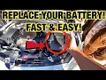 STEP BY STEP HOW TO REPLACE BATTERY ON A 2013-2015 CHEVROLET MALIBU 2 5L FAST EASY