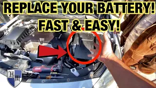 STEP BY STEP HOW TO REPLACE BATTERY ON A 2013-2015 CHEVROLET MALIBU 2 5L FAST EASY