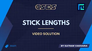 Stick Lengths Solution CSES Problemset Sorting and Searching