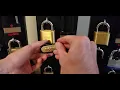 Bypassing a Master Lock 178D Combination Padlock