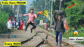 viral train horn prank in 2023 year on prank 2023 prank video comical tv