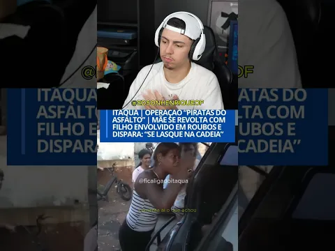 MÃE DESCOBRINDO FILHO PRESO ( REACT- CADEIA)  #humor #memes #comedia