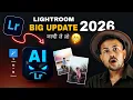 Lightroom 2026’s CRAZY New AI Tool: 1 Click Full Edit Tutorial for Beginners|Lightroom photo editing