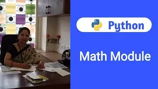 Python Tutorial For Beginners - 14 Math Module Math Functions in Python