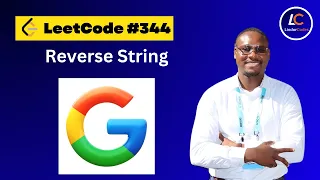 Reverse String LeetCode 344 Two-Pointer In-Place Swap Google Asks This