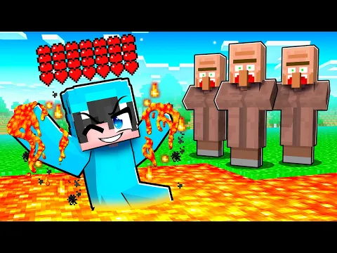 Video Thumbnail: Trolleé a los Aldeanos con 1,000,000 de CORAZONES en Minecraft