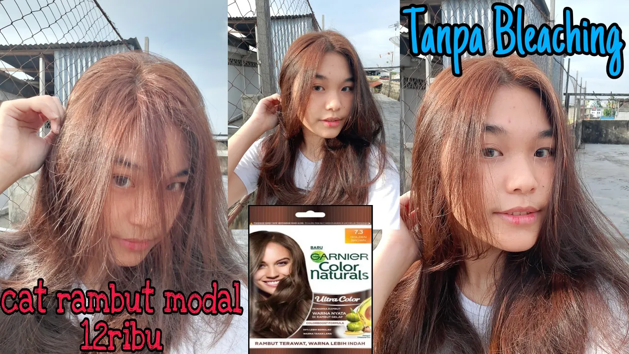 WARNAIN RAMBUT SENDIRI DIRUMAH TANPA BLEACHING ALA SALON| LOREAL EXCELLENCE ULTRA LIGHT GOLDEN BROWN