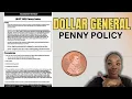 Dollar General Penny Policy Dollar General Penny Shopping