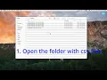 How to combine csv files into one file in one minute Mac OS