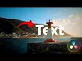 FREE Davinci Resolve 19 Tutorial Add TEXT BEHIND OBJECTS Like a Pro