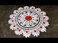 easy alpona design for laxmi puja how to drow alpona design laxmi puja alpona design rangoli