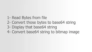 Android Tips Convert bytes to Base64 String and convert Base64 String to Bitmap