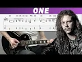 Download Lagu METALLICA - ONE (Guitar cover with TAB | Lesson)