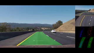 Advanced lane detection using OpenCV