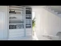 Exedra - Pocket door system Accessories and removal of the mechanism from the cabinet