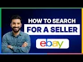 2026 How to search for a seller on eBay app LATEST GUIDE