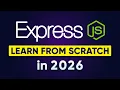 Express JS Crash Course - Express js Tutorial for Beginners Latest 2026