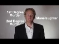Explained 1st degree murder 2nd degree murder and manslaughter