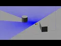 Bug2 Path Planning Algorithm Implemented on 2-wheel Car Robot in Gazebo