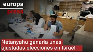 Netanyahu ganaría unas muy ajustadas elecciones legislativas en Israel según primeros sondeos