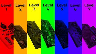 7 levels of dj controllers