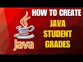 How to Make a Simple Student Grades Program in Java Display Info and Compute Average