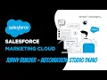 Salesforce Marketing Cloud Automation Studio 2025 SQL ETL Activities Journey Builder
