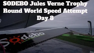 WoW SOODEBO Jules Verne Trophy Round the world Sailing Speed Attempt Days 5-8 Southern Alantic Ocean
