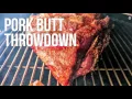 Grilla Silverbac or Kong Pork Butt Boston Butt Throwdown Competition on the Grilla Grills