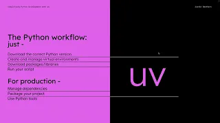 Simplifying Python Development with uv