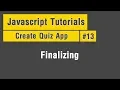 Quiz App - Arabic JavaScript Tuts
