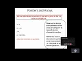 Lecture 15 Pointers and Arrays