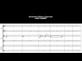 Independence Day: "End Titles" with brass sheet music