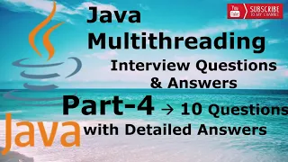 - Java Multithreading Interview Questions MOST ASKED 5-8 Years Experienced