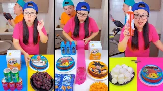 Ice cream challenge!🍨 Mrbeast cake vs Roblox cake mukbang
