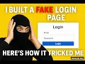 I Built a FAKE Login Page Here s How It Tricked Me