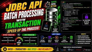 JDBC Tutorial 4 Batch Processing With Transaction