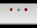 3 bouncing balls different weight