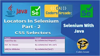 Locators In Selenium - CSS Selectors tutorial 2022