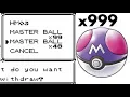 How to get unlimited Masterballs legally in Pokemon
