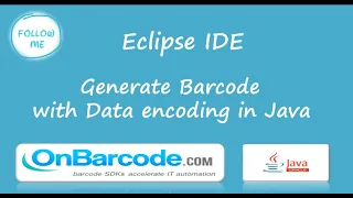 How to encode ASCII Unicode GS1 text in barcodes using OnBarcode Java Barcode Generator library