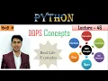 OOPs in Python Lecture 46 OOPs Concepts in python