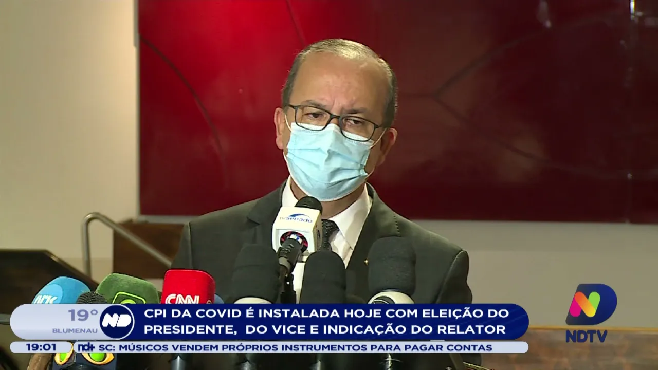 CPI da Covid é instalada com eleição do presidente, do vice e indicação do relator