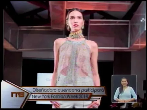 Diseñadora cuencana participará New York Fashion Week 2018