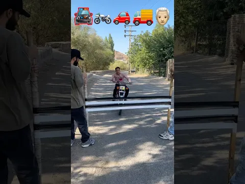 ‏"Battle of the Cars with the Emoji Challenge🚓🚚🏍️ #emoji #shorts #challenge