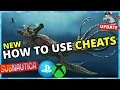 Subnautica PS4 Xbox CHEATS How To Use Admin Commands In SUBNAUTICA Spawn Items Teleport Anywhere