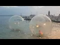 Download Lagu FUN BIG WATER BALL FOR KIDS! WALKING IN THE SEA